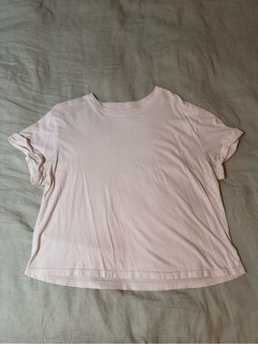 Boheme Cream Crew Tee - SEE PHOTOS FOR FLAWS